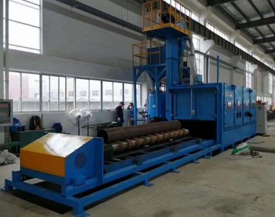 临沧喷砂机在管道除锈中的现场施工应用